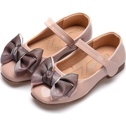 Baby girls shoes Kids Childrens leather Shoes girls princess Shoes bowknot Student leather shoes 2 3 4 5 6 7 8-15years Old Kids