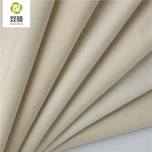 Polyester/cotton canvas 8A 10A 14A 16A original fabric white canvas shopping bag fabric 155cm