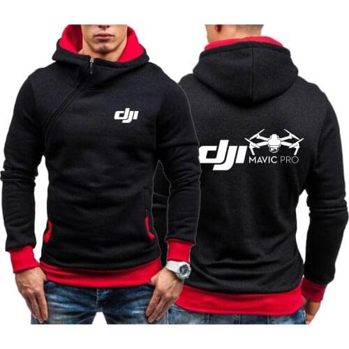 2021 Autumn Dji Mavic Pilot Logo Mens Loose Hoodie Running Sports Pullover Hooded Sweatshirt for Men Solid Color Hoodies