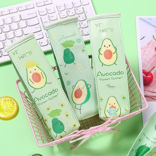 Avocado Pencil Bag Cute Pencil Case Pencil Pouch Pencil Cases Kawaii School Supplies Cartoon School Supplies Pencil Box