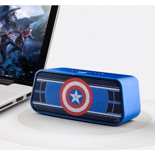 2021 Disney Marvel Authorized The Avengers Captain America Portable Audio Bluetooth Speaker Subwoofer