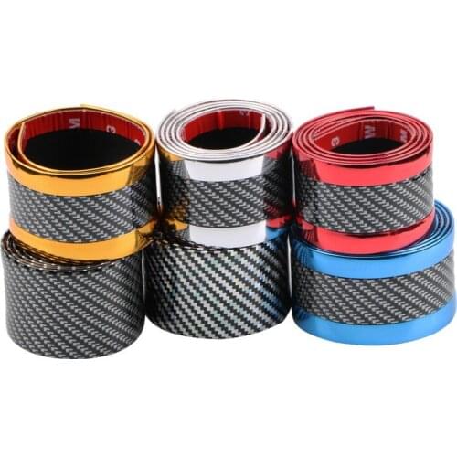 1m/2.5m Car Door Pedal Trim Bumper Rubber Styling Mouldings Strip Rubber for DIY Door Sill Protector Edge Guard Styling Sticker