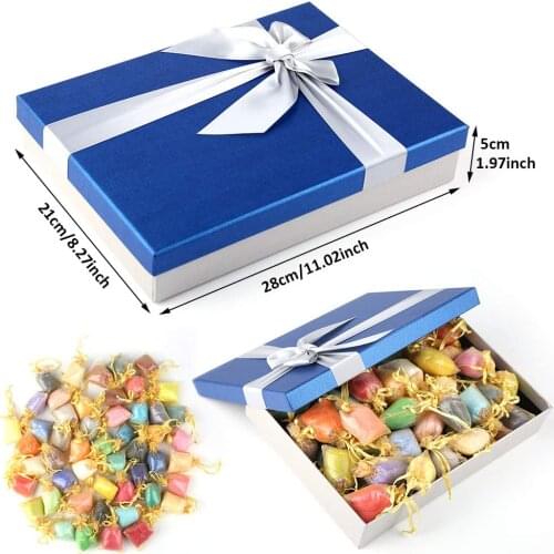 Imzay 50 Colors Wool Roving - Needle Felting Wool In Organza Gift Bags, For Needle Felting, Hand Spinning, DIY Craft