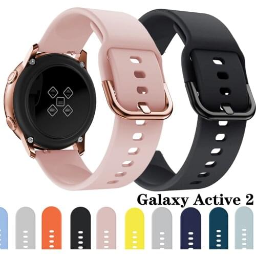 22mm 20mm 18mm Silicone Bracelet For Garmin Vivoactive 3 4 4S Smart Watch Band Strap For Venu 245 645 Sport Wristband