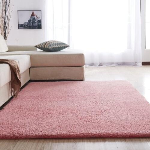 Nordic Lamb Velvet Mat Carpet Bedroom Living Room Bedside Coffee Table Fluffy Carpet Rugs Home Large Plush Anti-slip Soft Carpet