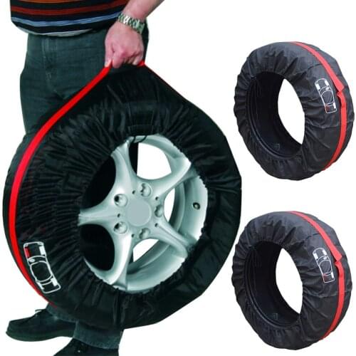 Tire Storage Bags Vehicle Wheel Protector Auto Tyre Accessories Dustproof Waterproof S/L Polyester Car Spare Tire Cover Case