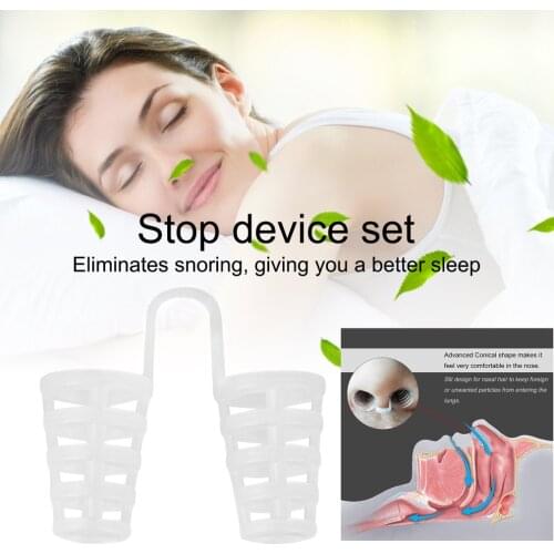 Universal Stop Snoring Cones Breathe Easy Congestion Aid Anti Snore Nasal Dilator Anti-Snoring Human Health Sleeping Aid