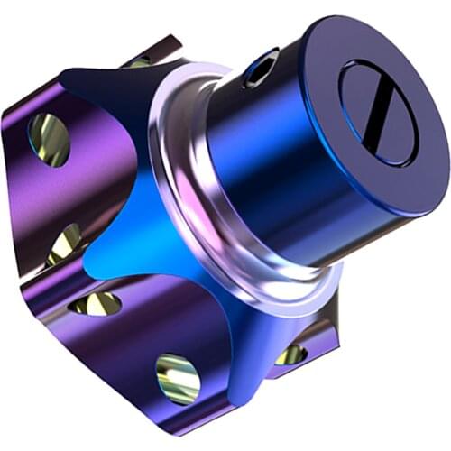 Universal T6 Aluminum Alloy Motorcycle Key Cover CNC Aluminum Alloy Key Cover For 125 Key Shell (Laser Purple)