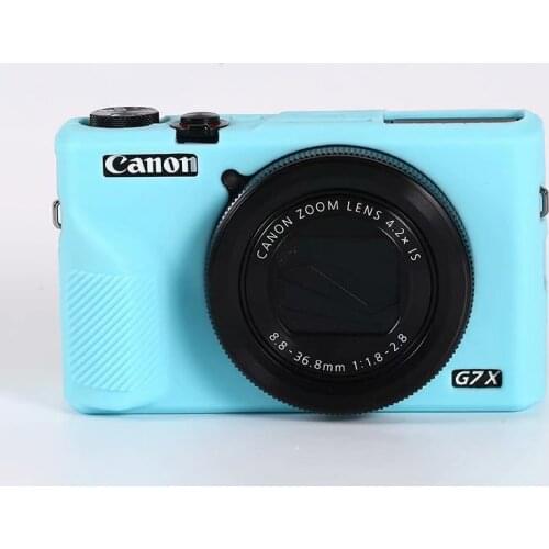 Sterile silica gel For Canon G7X3 Protection Rubber Cover For Canon G7 X Mark II Camera Accessories Soft Silicone Cases