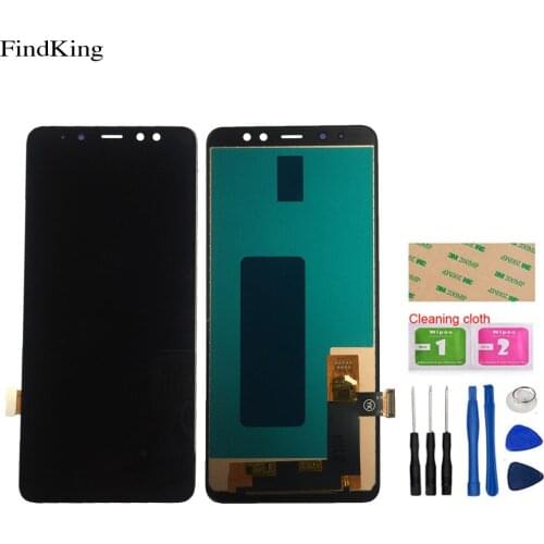 INCELL 6.0'' LCD Display For Samsung Galaxy A730 A8 Plus A8+ 2018 A8 Plus LCD Display AssemblyTouch Screen Digitizer Tools