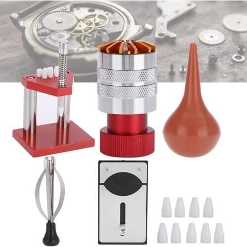 5Pcs Watch Repair Set Kit Rubber Dusts Air Blower Watch Back Case Opener Hand Setting Tool For Watchmaker Watch Repair Tool Ki