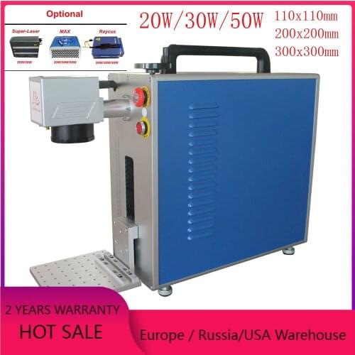 50W fiber laser marking machine 30W Raycus metal engraving machine ship from Poland/Russia No tax