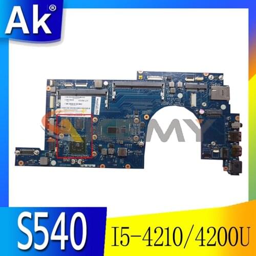 Akemy VIUS6 LA-A171P For Lenovo Thinkpad S540 S5-S540 Laptop Motherboard CPU I5 4210/4200U GPU HM8670M 2G DDR3 100% Test Work