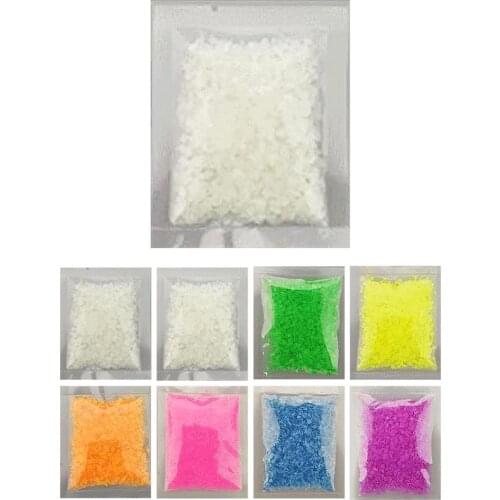 Fish Tank Rocks Glow in The Dark Pebbles Aquarium Decorative Sand Gravel Rock Luminous Grain for Garden/Fish Tank/Aquarium/Plant