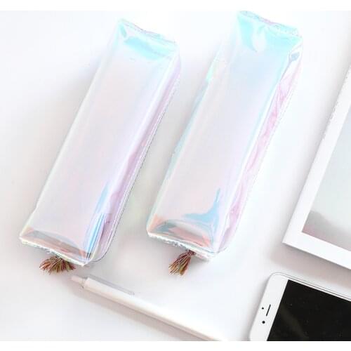 BAIHUIWEN Transparent Pencil Cases