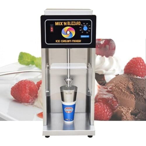 High Power Ice Cream Blender Multiple Use Of One Machine Fruit Ice Cream Mixer Machine Stainless Steel Mixing Head