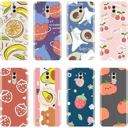 Phone Cover For Huawei Mate 9 10 20 Pro Case Silicone Cute Avocado Pink Banana Soft For Huawei Mate 7 8 9 10 20 Lite Phone Case