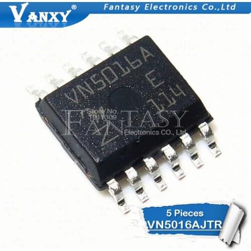 5pcs VN5016AJTR-E HSSOP-12 VN5016AJTR HSSOP VN5016AJT VN5016AJ VN5016A VN5016 HSSOP12