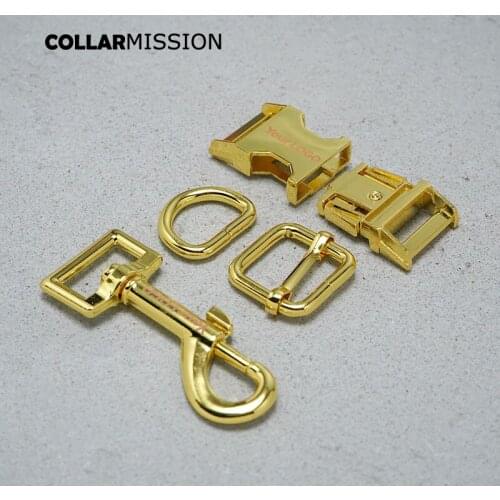 Engraved buckle, We provide laser engraving service customize LOGO 20mm for handmade dog Collar leash set harness DIY parts