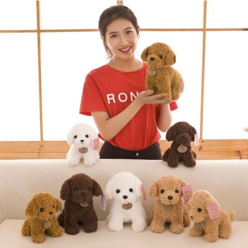 Creative Ted Dog Plush Toy Soft Stuffed Doll Cute Poodleas Child Birthday Present 20cm