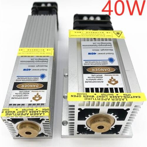 40W laser head super fast engraving stainless steel and oxidized metal, blue laser module, high efficiency light transmittance