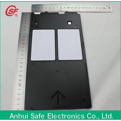 PVC ID Card Tray For Canon G Inkjet Printer Printing Inkjet PVC card 5pcs + free 10pcs Blank Inkjet PVC Cards