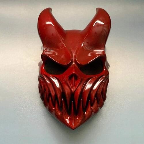 Cosplay Mask Kid of Darkness Face Masks PVC Slaughter To Prevail Demolisher Demon Mask Halloween Costume Masquerade Party Props