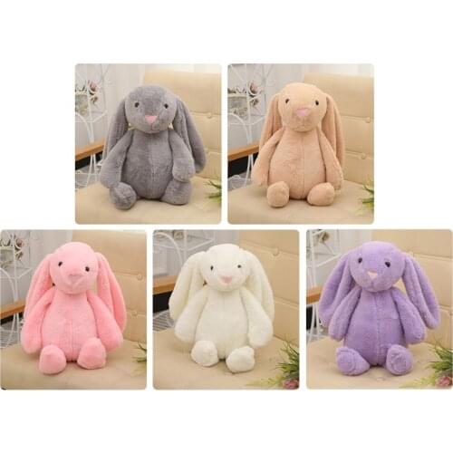 Cute Cartoon Plush Cloth Rabbit Doll Baby Stroller Sleeping Partners Crib Tent Decor Ornaments Kids Toys Festival Birthday Gift