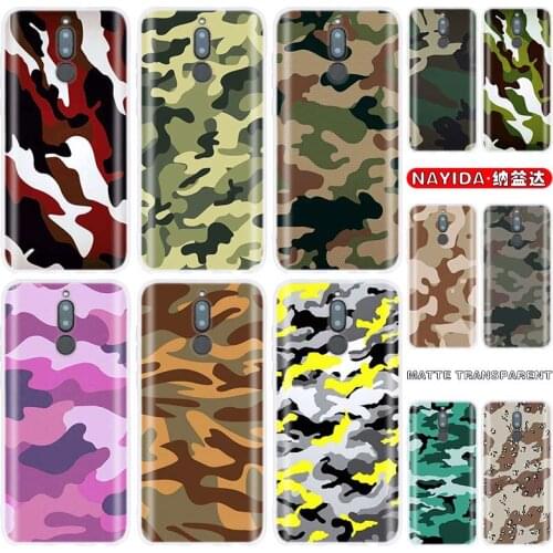 Soft Case For Huawei Mate 30 20 10 Lite Pro 20X Nova 4e 5z 5ipro 3i lite3 Cover Camouflage Camo Military Army