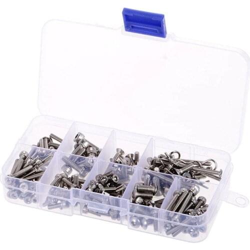 205Pcs/Set RC Stainless Steel Screws Kit for Traxxas Slash 4x4 Short Truck Car Home Improvement Hardware Fasteners Suppies