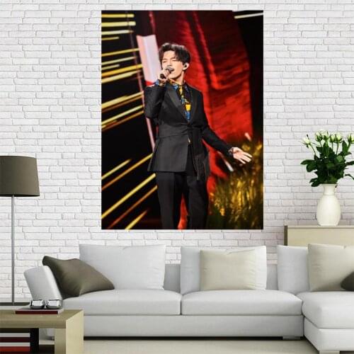 Custom Dimash Poster Wall For Living Room Art Poster Decoration Canvas Fabric Cloth Art No Frame Morden Print Wall