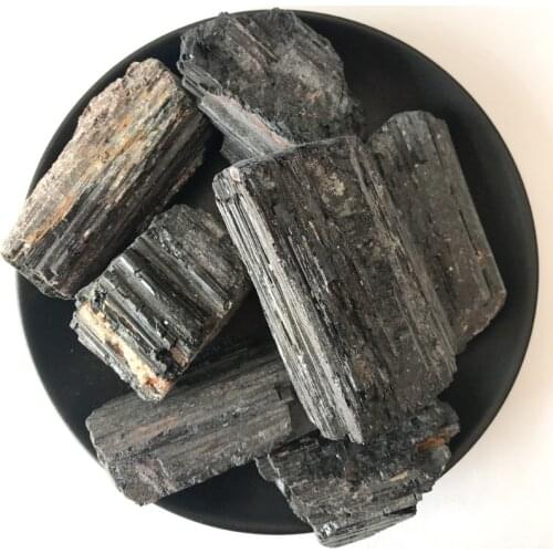 500g natural black tourmaline stone unpolished ornaments feng shui energy NATURAL Black TOURMALINE CRYSTAL STONE ORIGINAL