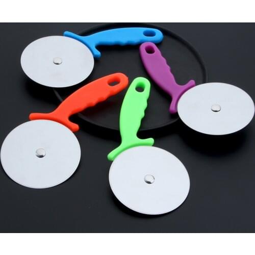 Stainless Steel Pizza Cutter Pizza Knife Cake Cooking Tools Pizza Wheel Suitable for pizza, cakes, waffles and pasta biscuits