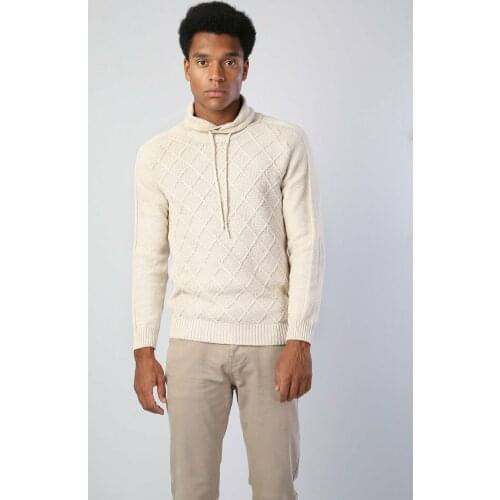 2021 new mens regular-fit white sweater mens sweater fashion sweater jacket