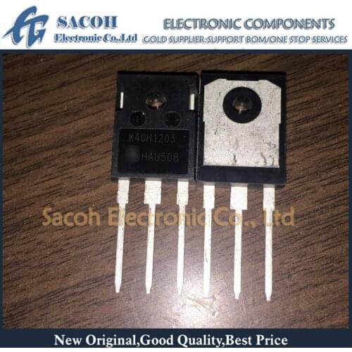 New orginal 5PCS/Lot IKW40N120H3 K40H1203 or IGW40N120H3 G40H1203 TO-247 40A 1200V Power IGBT Transistor