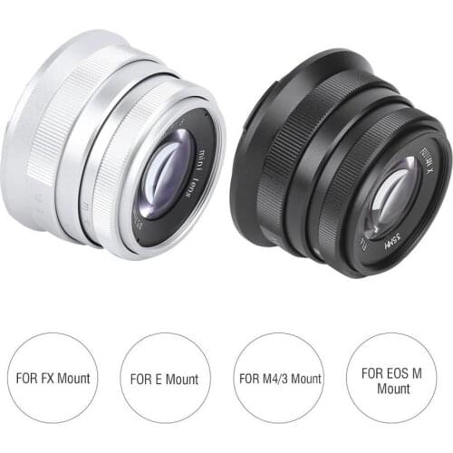 NEWYI 35mm F1.6 Mark II Optical Glass Large Aperture Fixed-Focus Manual Scenery Humanistic Camera Lens