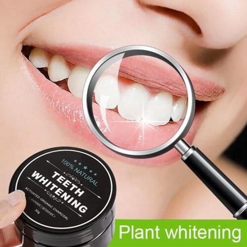Natural Activated Charcoal Teeth Whitener Powder Oral Hygiene Tooth Care Clean Black Teeth Whitening Oral Care Charcoal Powder