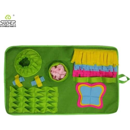 Interactive Toy Dog Puzzle Pet Snuffle Mat Puppy Sniffing Training Feeding Cushion Encourages Natural Foraging Skills