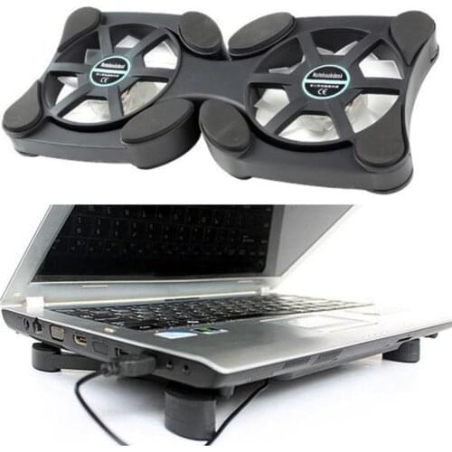 80% Off 14inch Foldable Portable USB 2 Fan Laptop Notebook Radiator Heatsink Cooling Pad