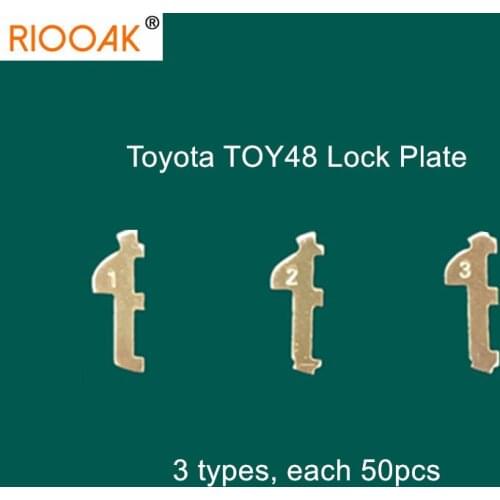 150pcs/lot TOY48 Car Lock Reed Plate For Toyota Car Lock Repair Kit Accessories with 10pcs+ Spring Locksmith Supplies