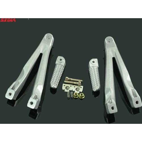 Motorcycle Rear Footrest Rear Footpegs Foot Peg Rests Pedals For YAMAHA YZF R1 2004-2008