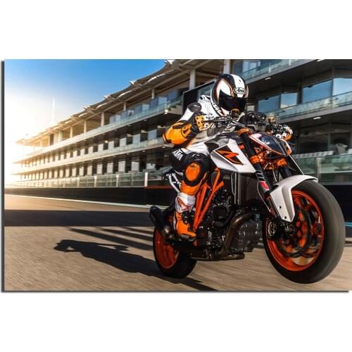 1290 Super Duke Racing Motorcycles Poster Canvas Cloth Fabric Print for Home Decor Wall Art Poster