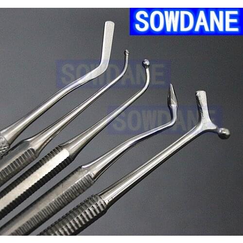 3 Pcs/4 Pcs/5Pcs Set Composite Dental Composite Filling Instrument spatula Amalgam Plastic Double Ends