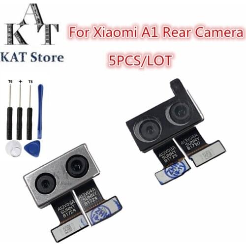 5PCS For Xiaomi A1 A2 A2 Lite Main Rear Back Camera Big camera Module Flex Cable Ribbon Replacement Parts