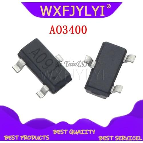 50PCS AO3400 SOT23 AO3400A SOT-23 A09T SOT new MOS FET transistor