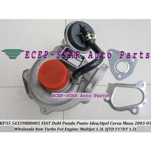 Free Ship KP35 54359880005 54359700005 Turbo Turbocharger For FIAT Dobl Panda Punto Lancia Musa For OPEL Corsa Z13DT Y17DT 1.2L