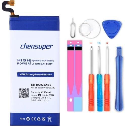Chensuper New 4200mAh EB-BG928ABE for Samsung GALAXY S6 edge Plus G9280 G928F G928A G928P G928T G928V G928S G9287 G9287C Edge