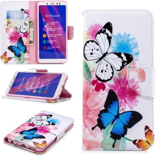 Flip Case for fundas Xiaomi Redmi Note 5 5plus Case Cover for coque Redmi 4X /Xiaomi Mi A2 Lite Case Etui Telefoon Hoesjes