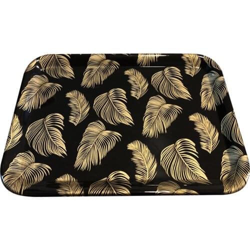 DOLBOVI Luxury Printed Coffee Tray Daily Uses Suitable 28,7x22 cm. Tray поднос plateau de service