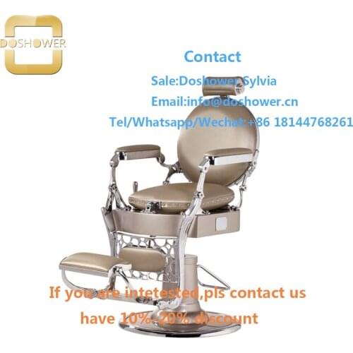 Furniture barber shop with hair cut chair for gold vintage barber chairs
